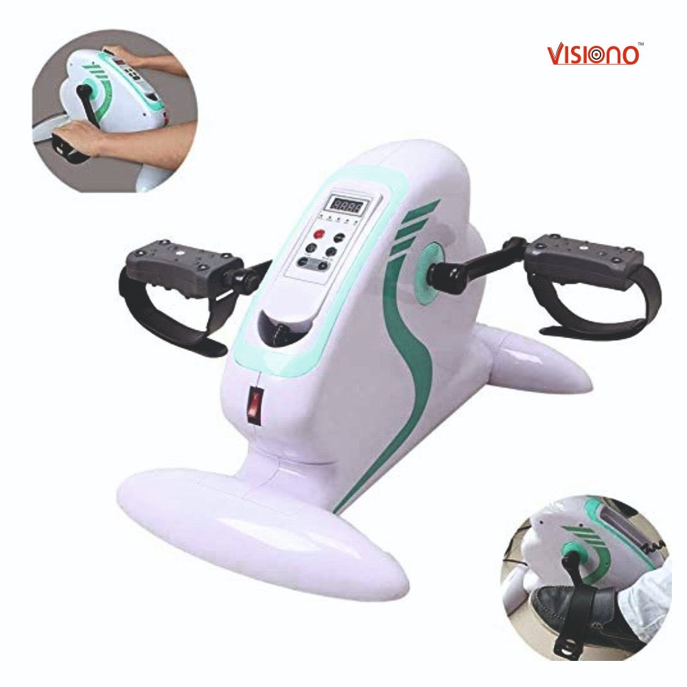 Mini Motorized Pedo Cycle Exerciser with Leg & Arm Support