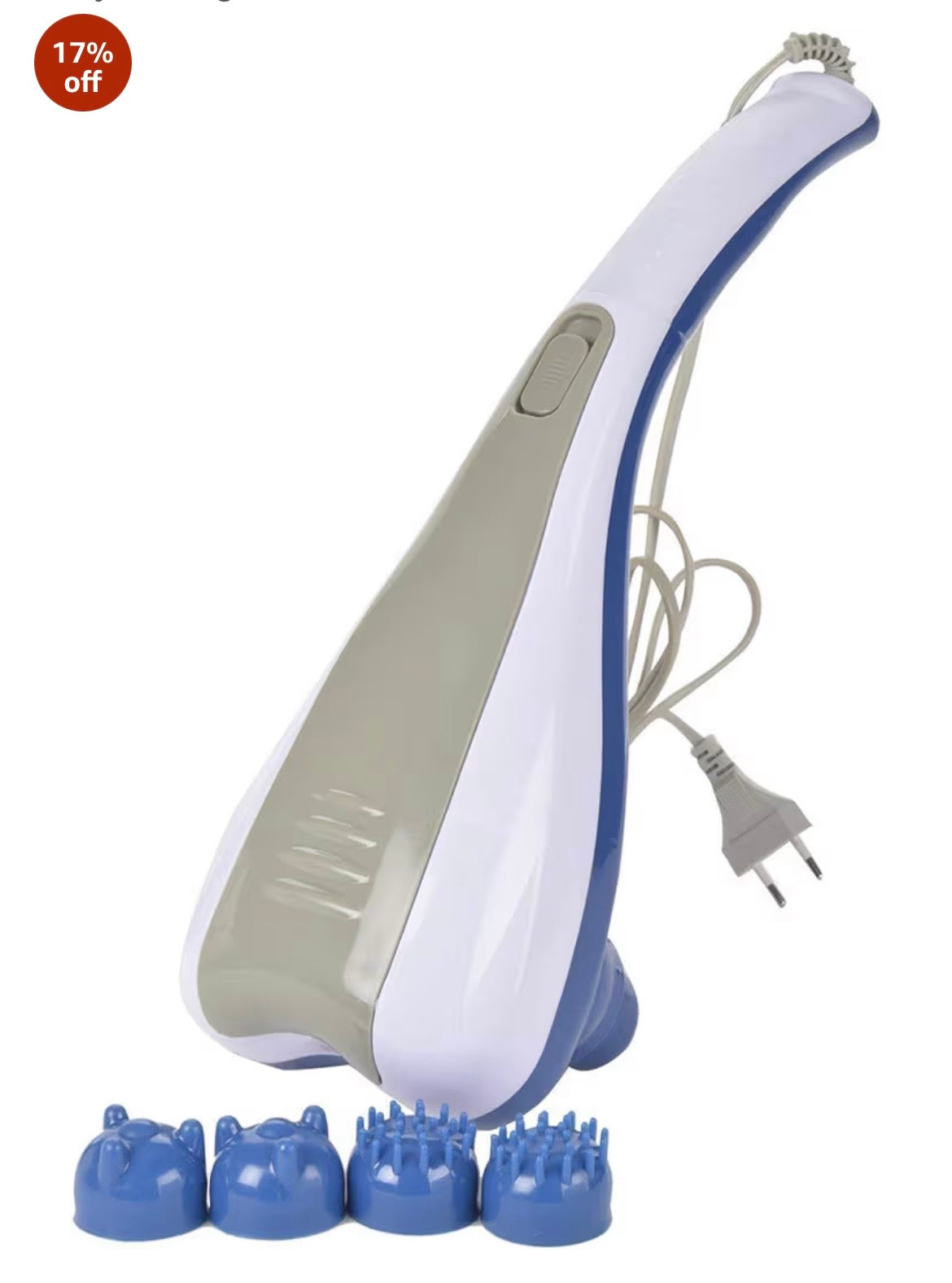 Dual Head Dolphin Body Massager – Deep Tissue Pain Relief & Muscle Relaxation Machine