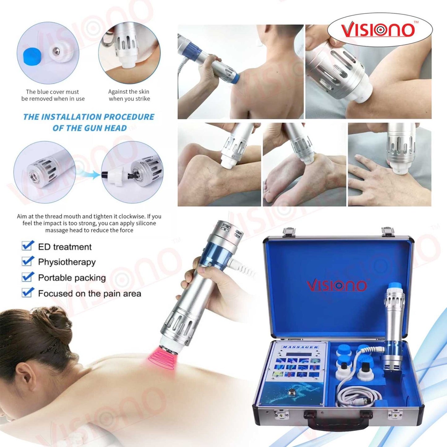 Visiono Shockwave Therapy Machine
