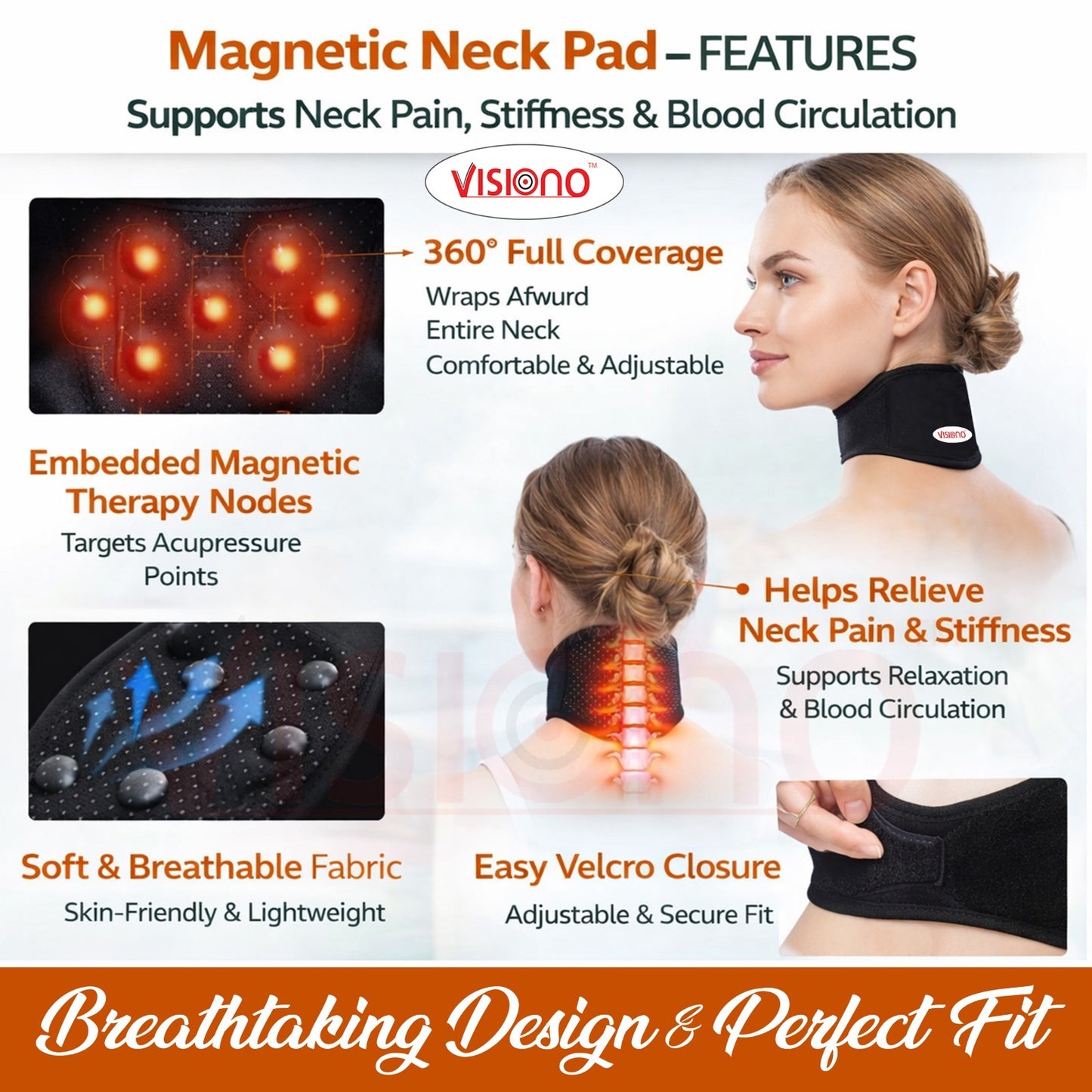 Cervical magnetic belt
