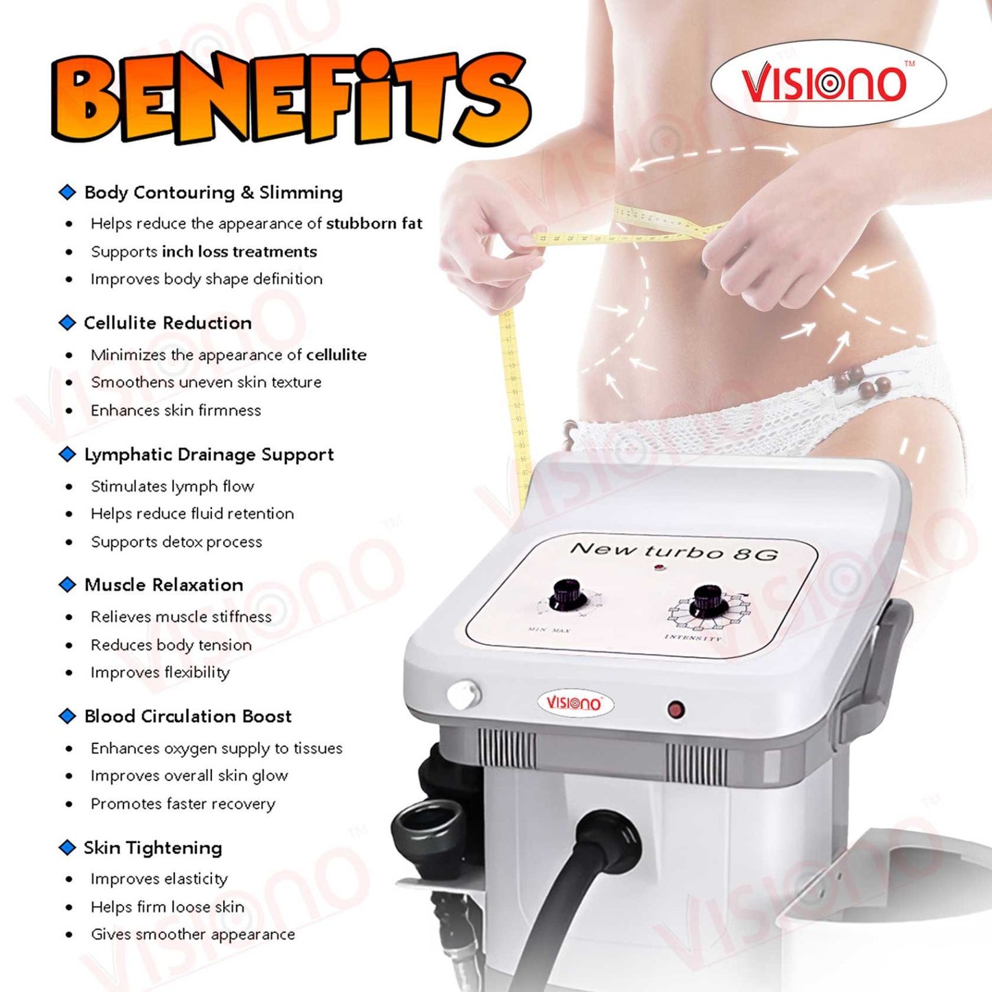 Turbo G8 Vacuum & Vibration Slimming Machine