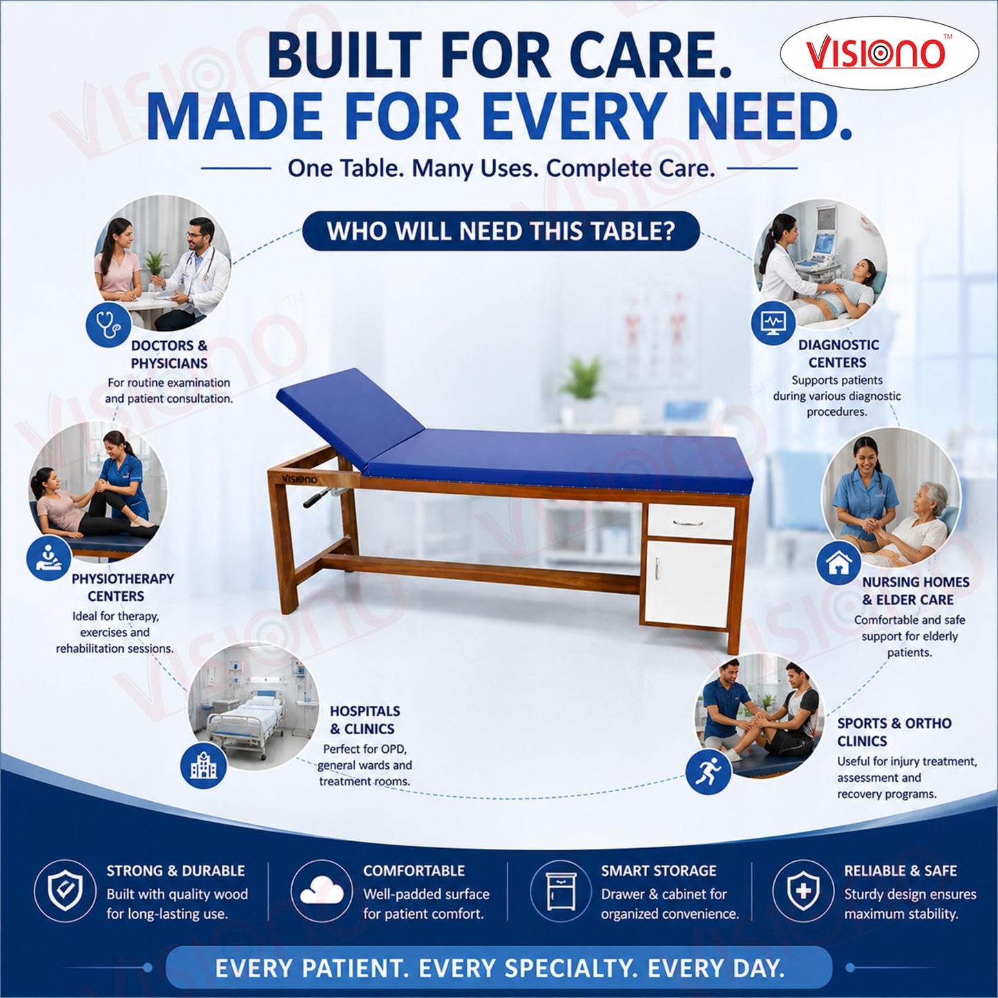 Wooden Examination Couch