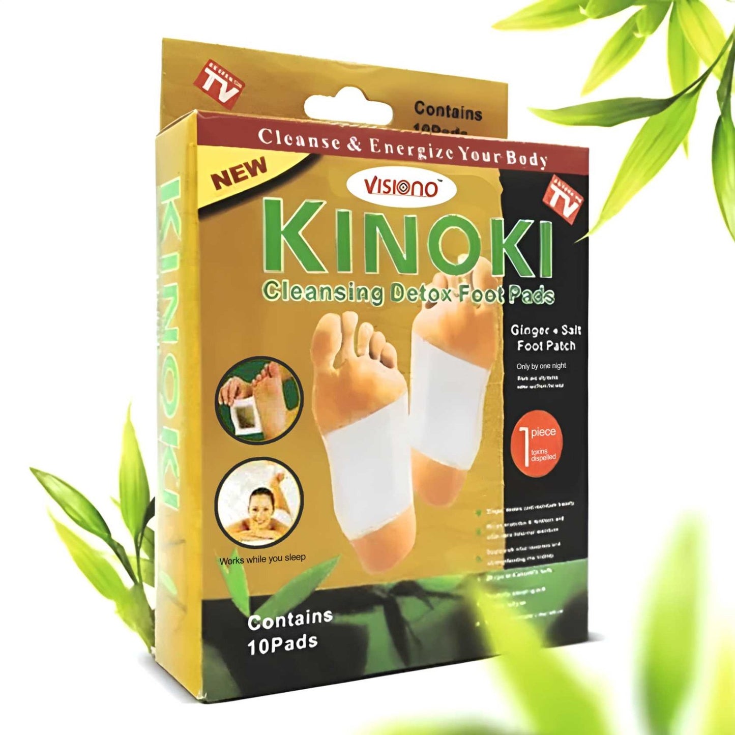 Detox Foot Patch – Natural Cleansing & Relaxation Pads (10 Pads)