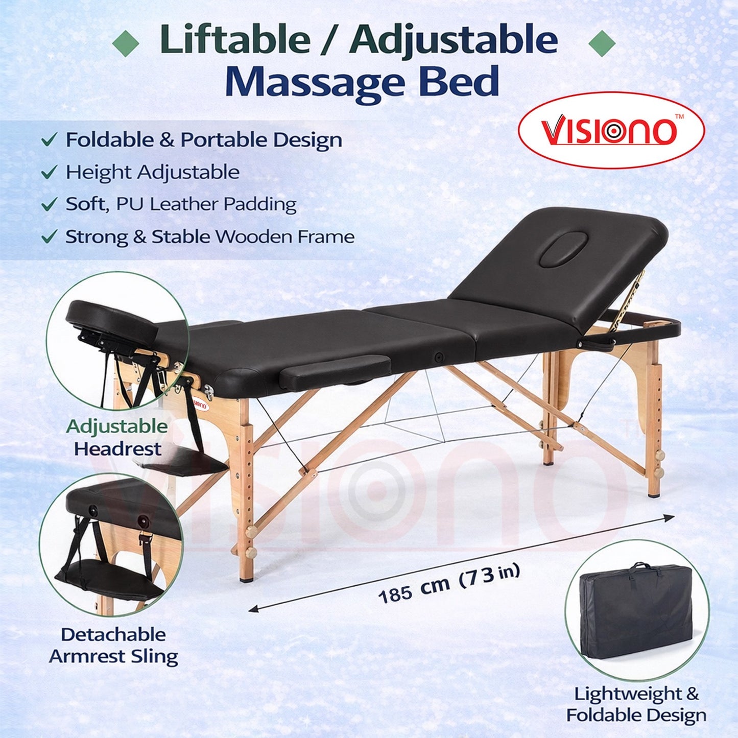 3 Fold Massage Bed