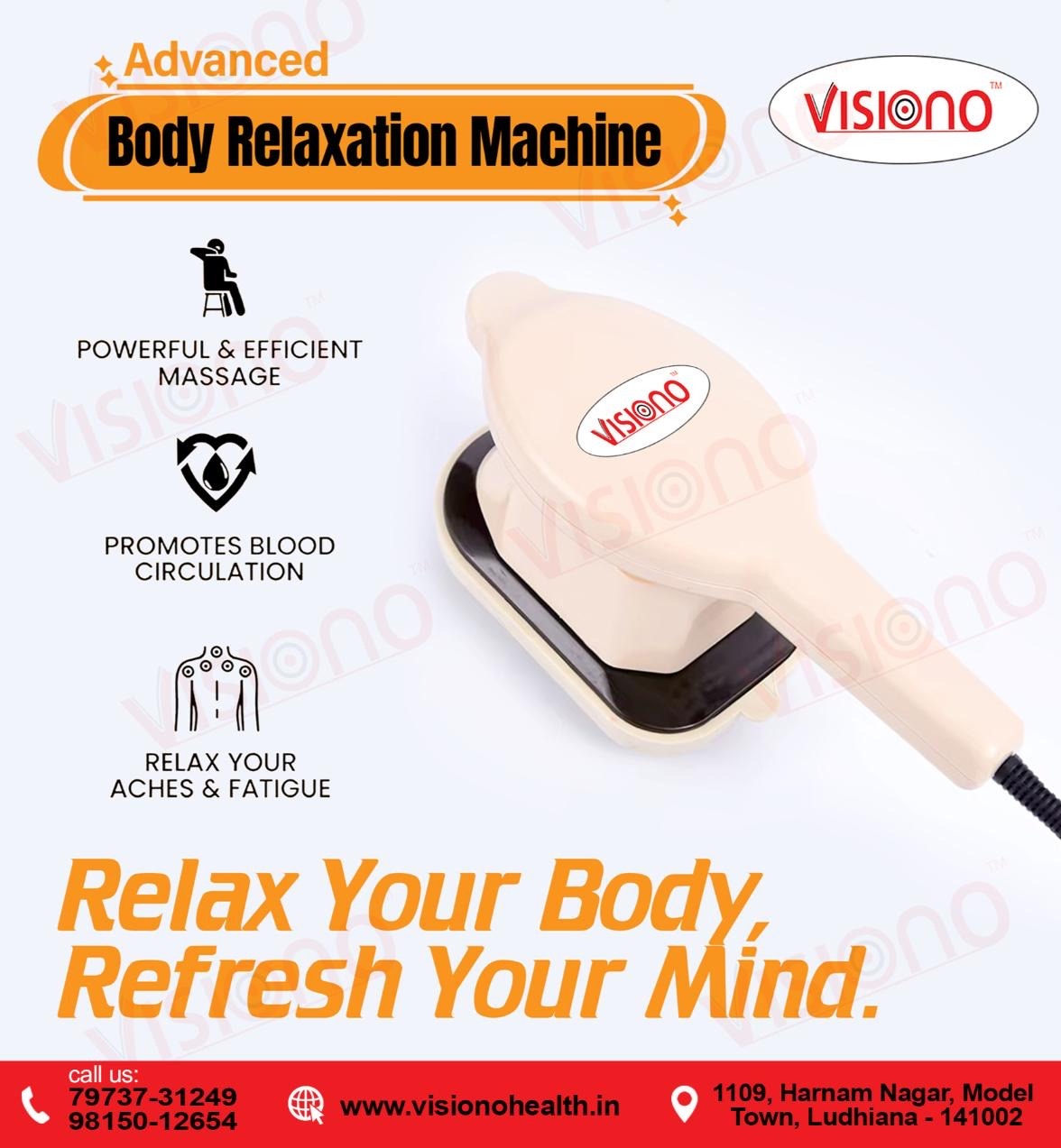 717 Thrive  Physio Powerful Chest Massager | Deep Tissue Vibration Therapy Device