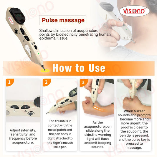 Electronic Acupuncture Pen – Smart Pain Relief Therapy Device