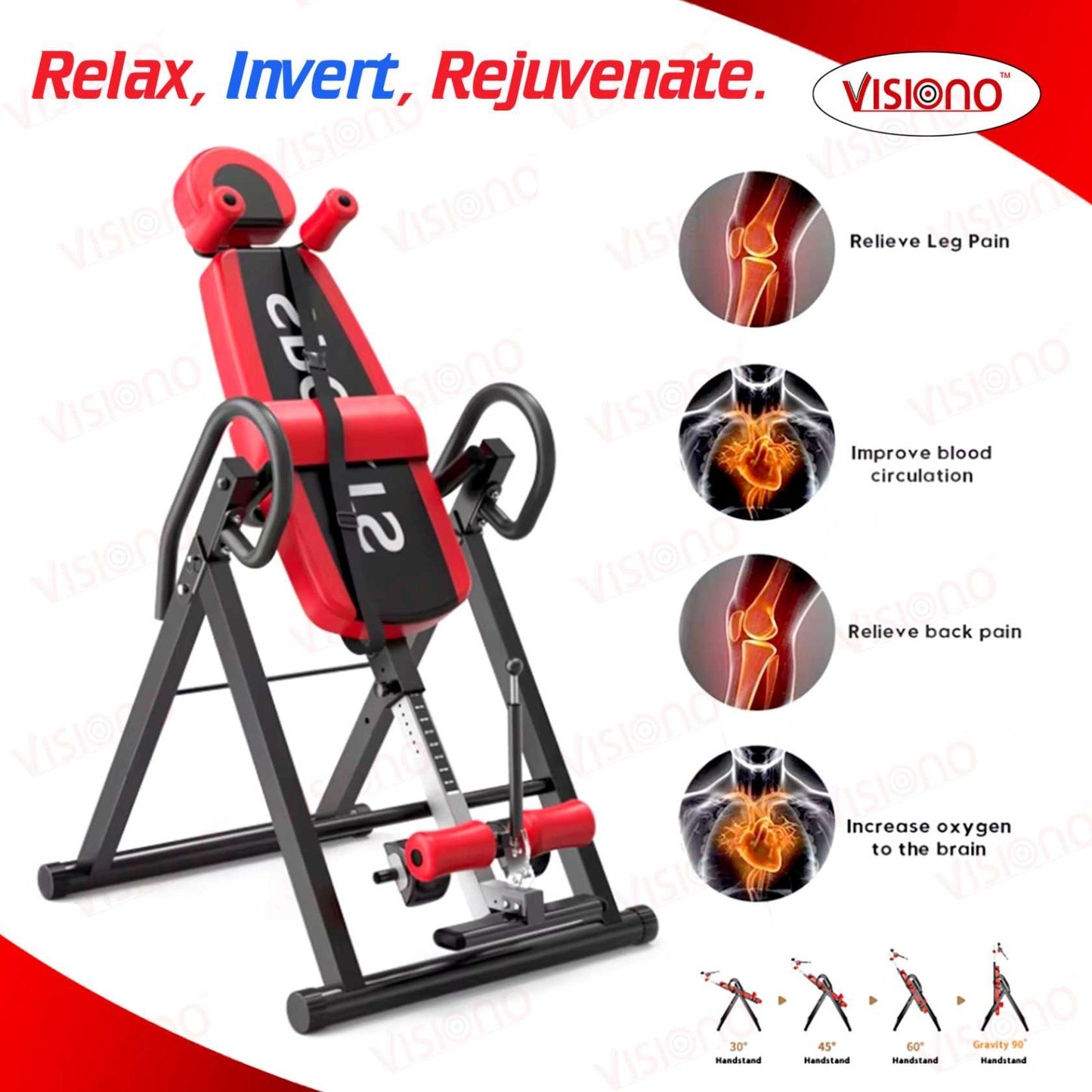 VISIONO Spinal Precision Inversion Table