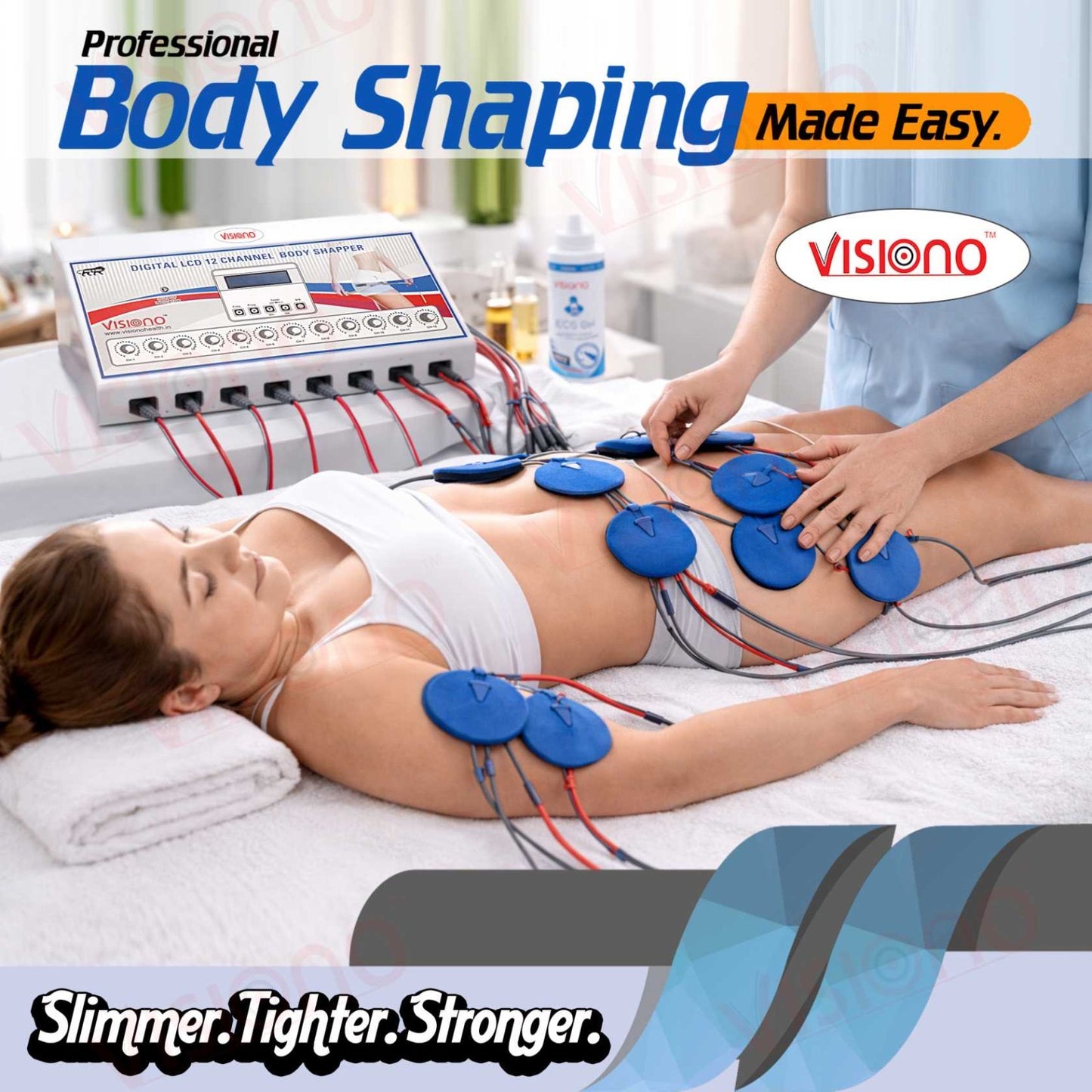 Digital LCD 12 Channel Body Shaper Machine