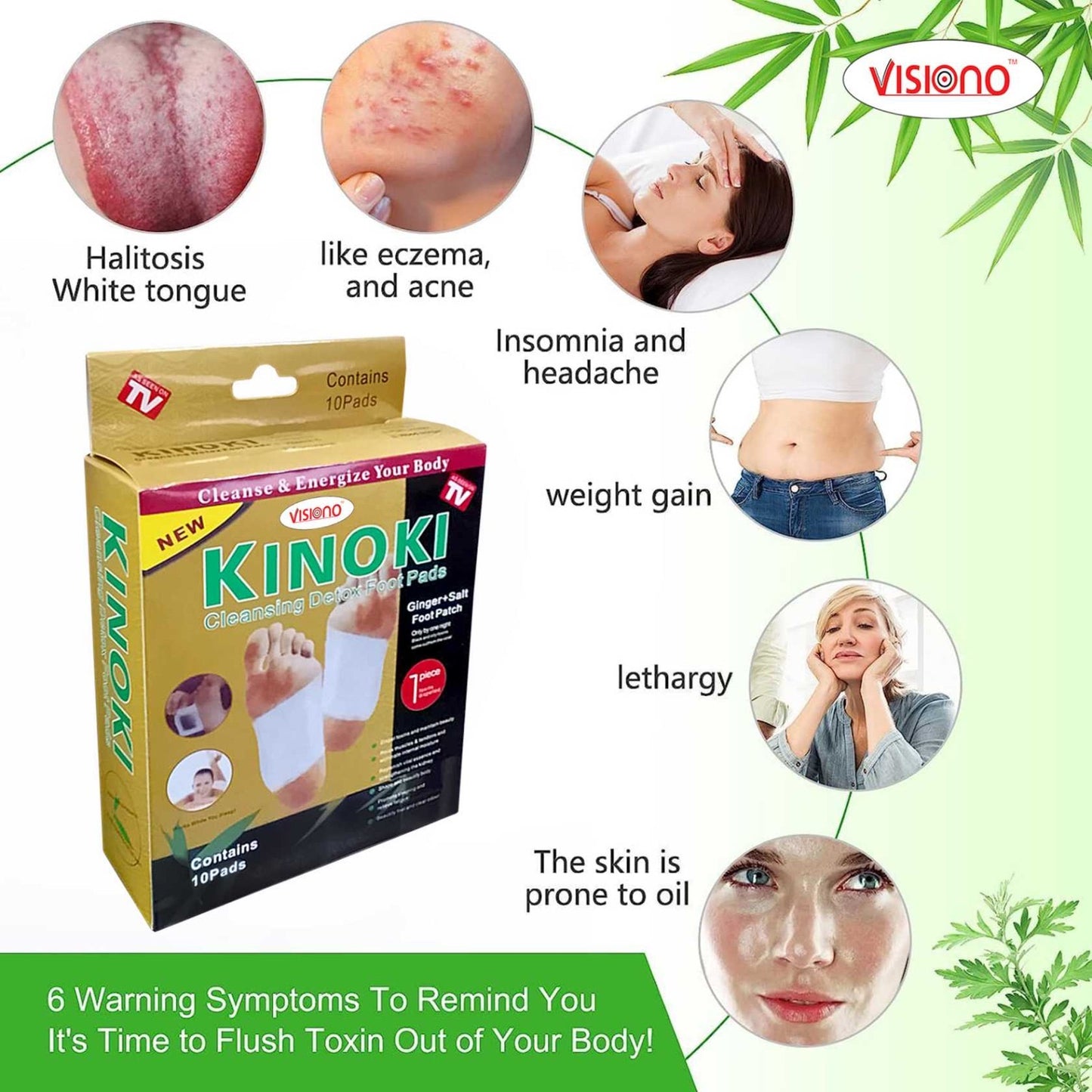 Detox Foot Patch – Natural Cleansing & Relaxation Pads (10 Pads)