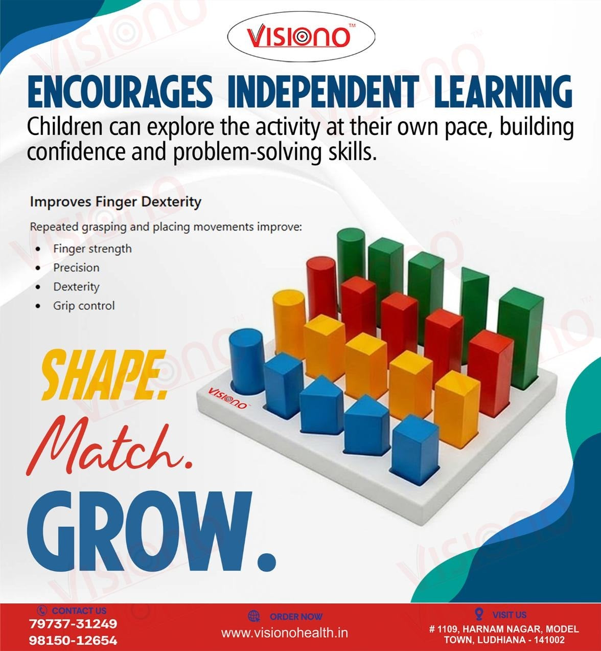 Multi Shape Peg Board