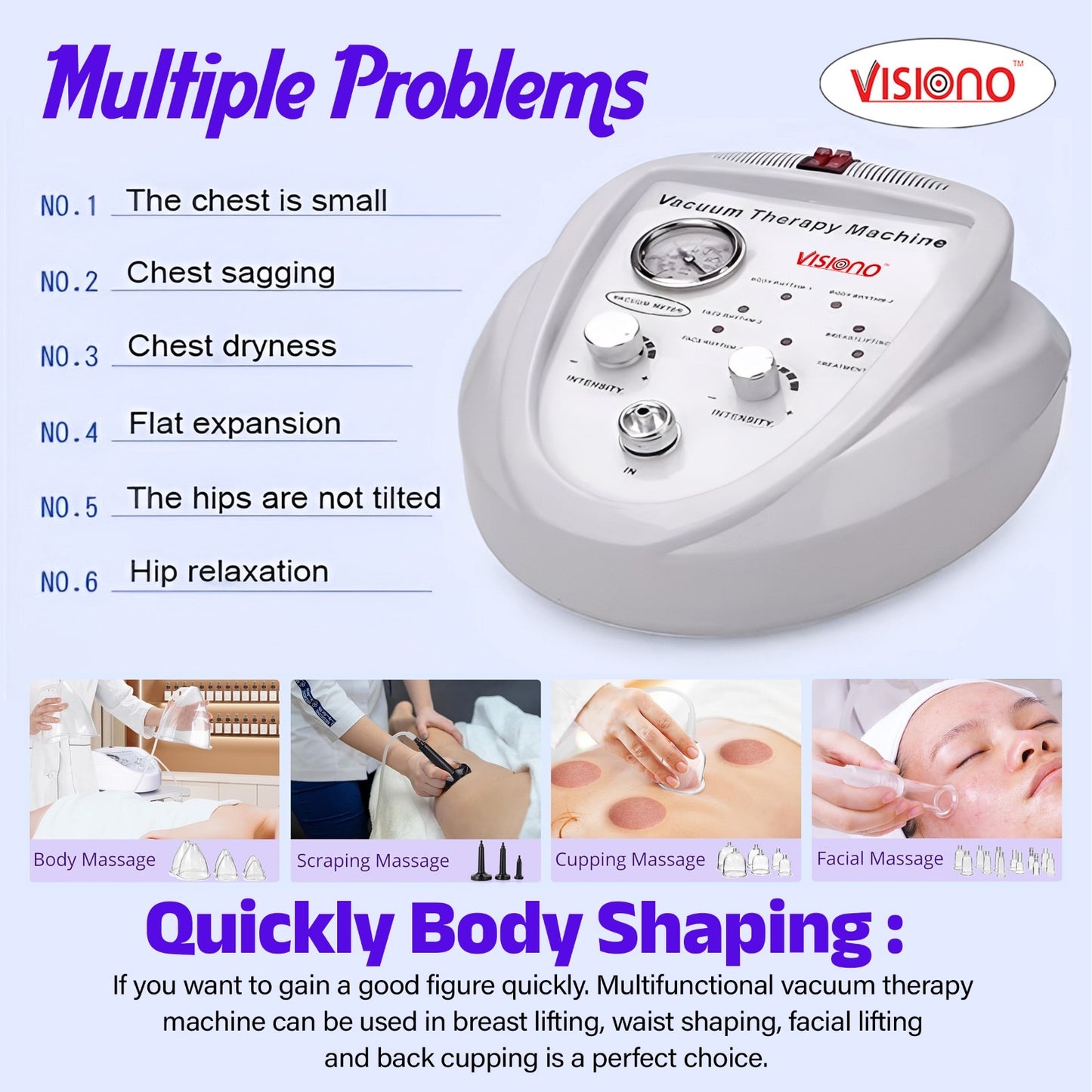 Vacuum Therapy Machine – Multifunction Body Shaping & Cupping System