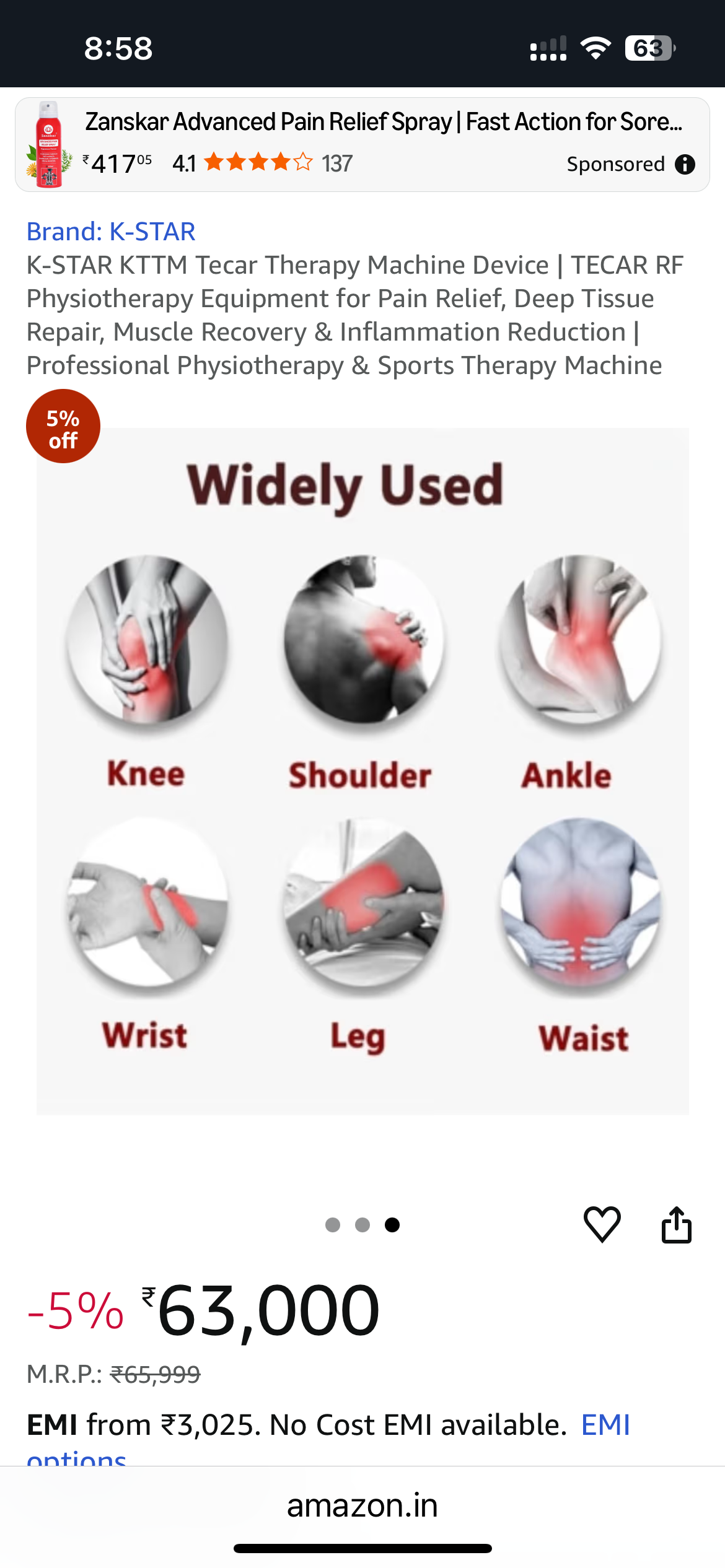 Cervical & back massager