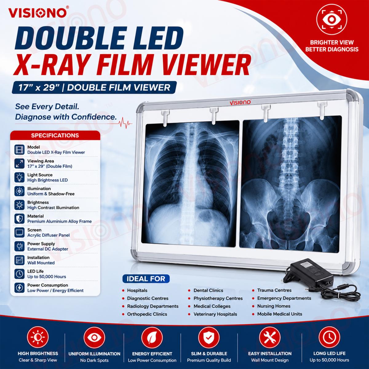 DOUBLE X RAY VIEW ILLUMINATOR 17''X29''