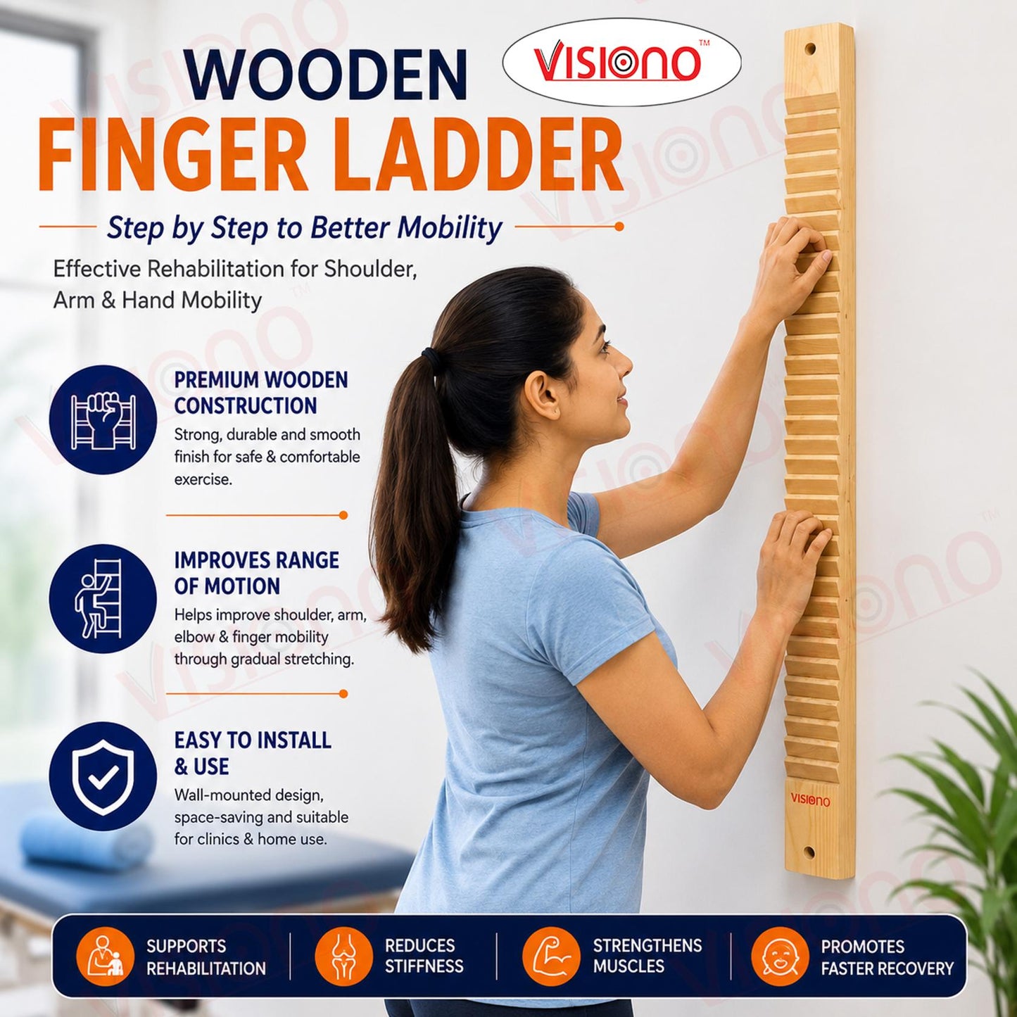 Wooden Finger Ladder