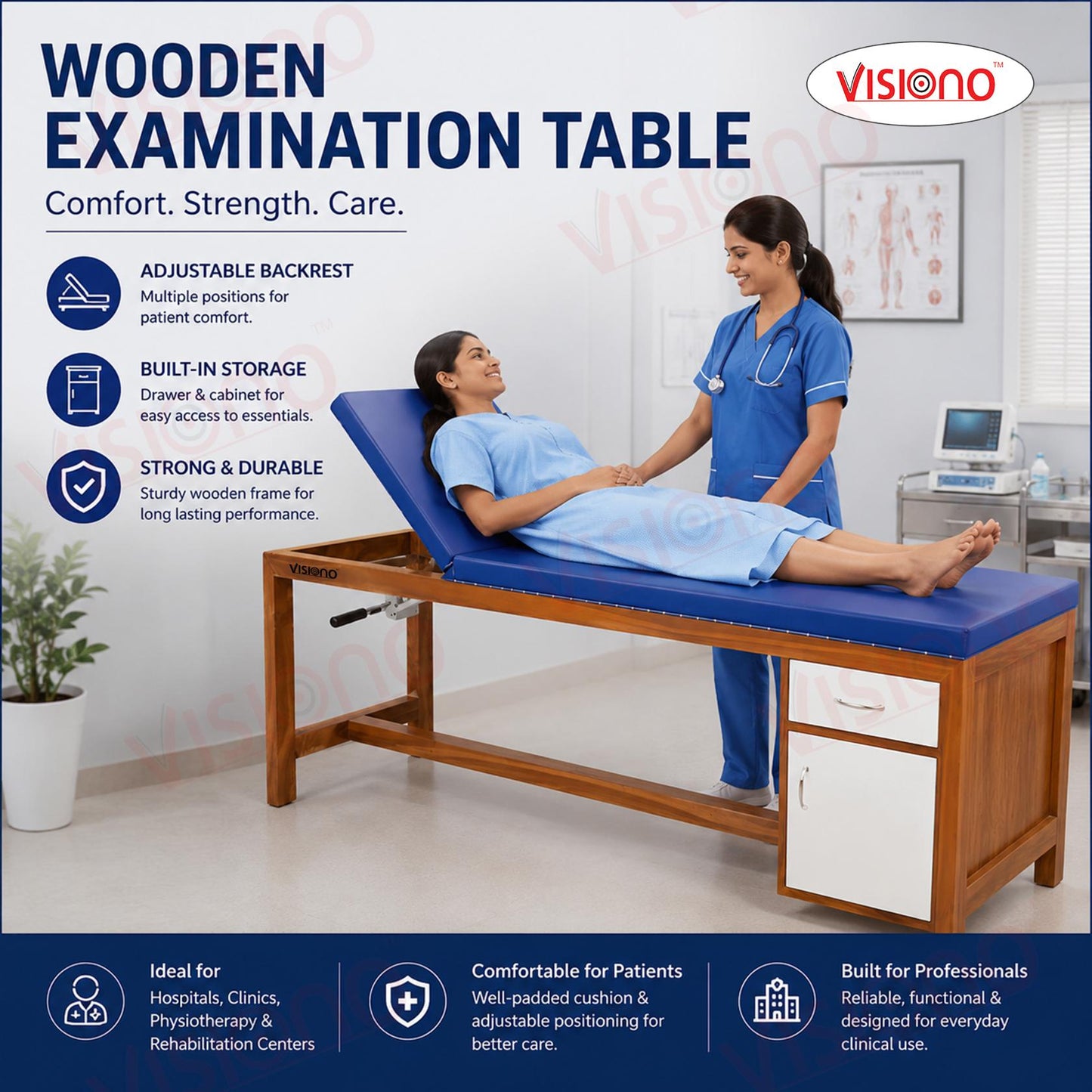 Wooden Examination Couch