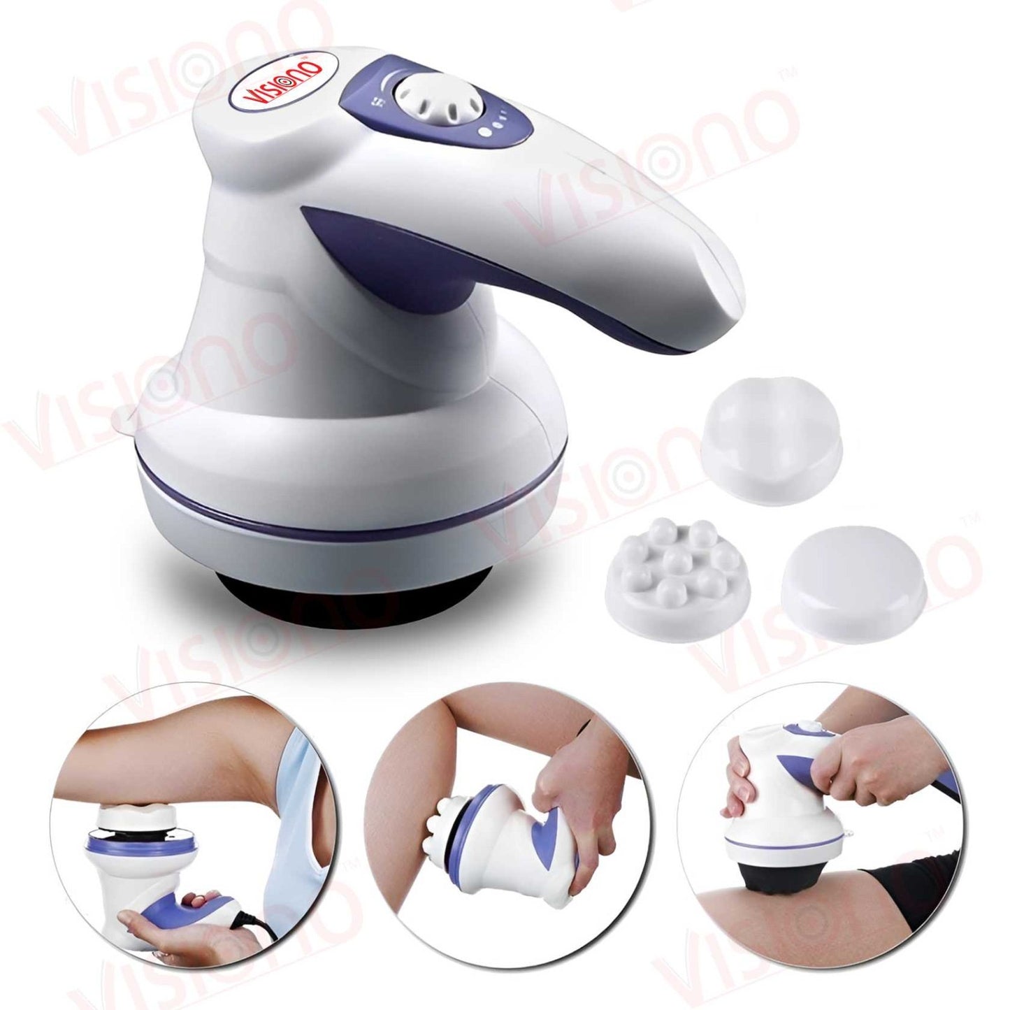 Manipol Electric Body Massager with Multiple Heads