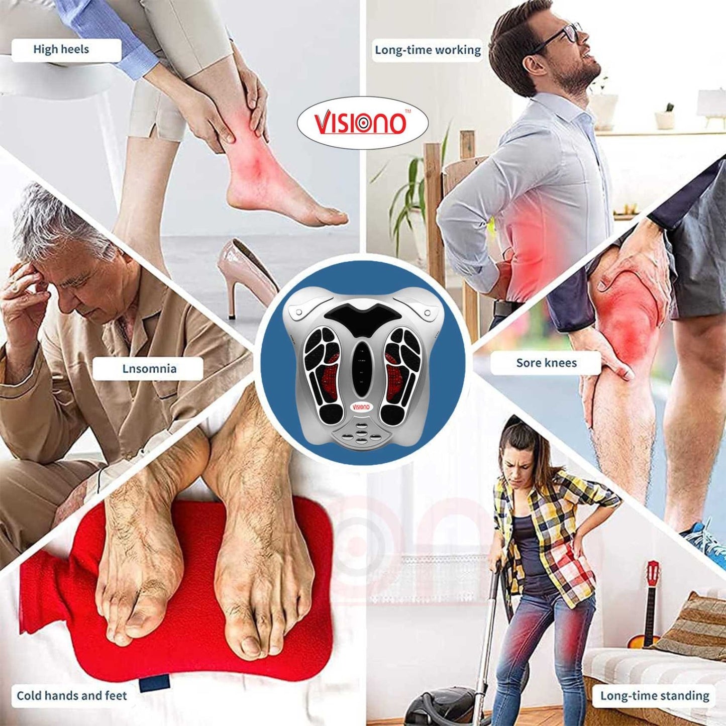 Advanced EMS & TENS Foot Massage Machine