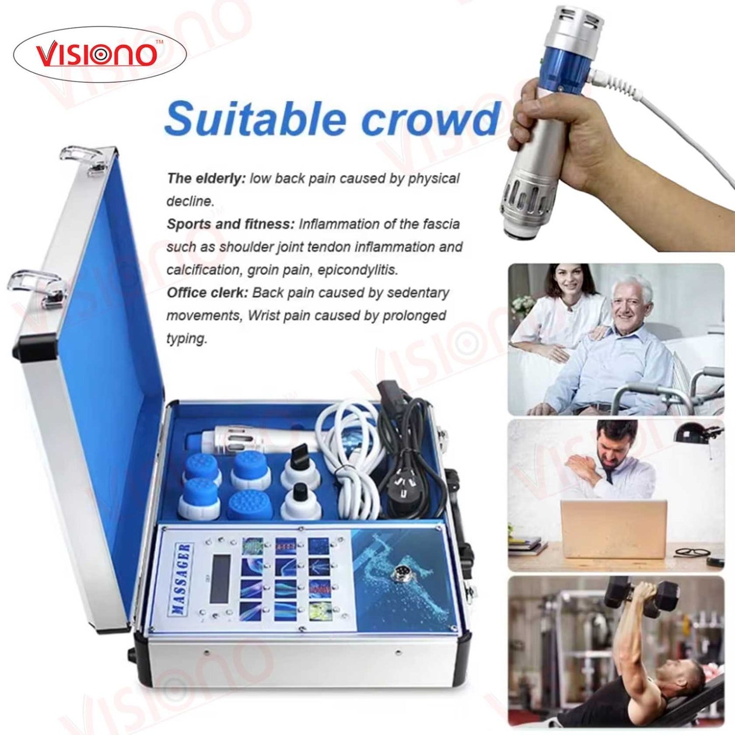 Visiono Shockwave Therapy Machine
