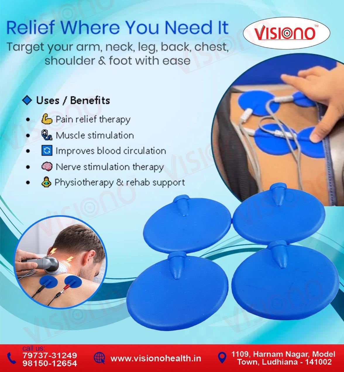 TENS Electrode Pads – Pain Relief & Therapy Pads
