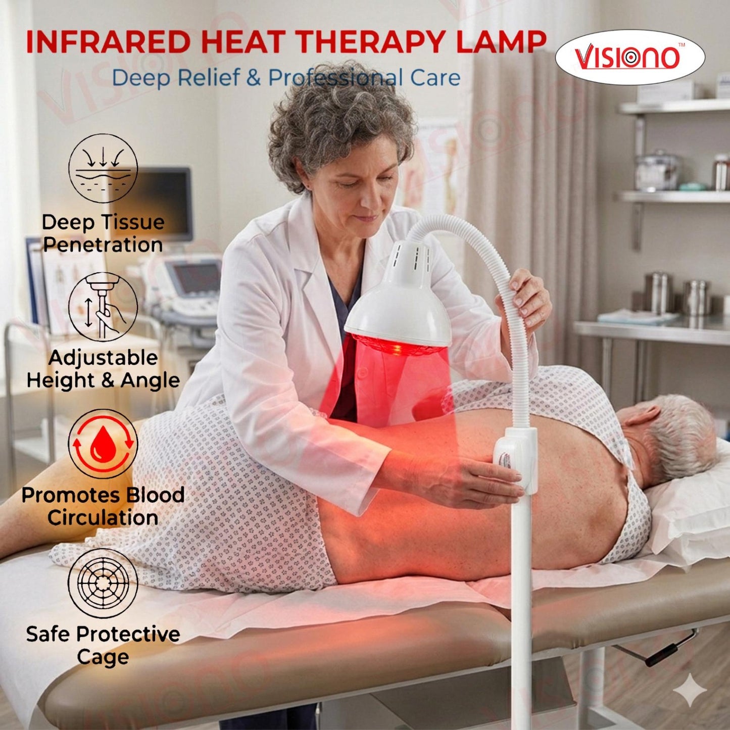 IR Lamp With Stand