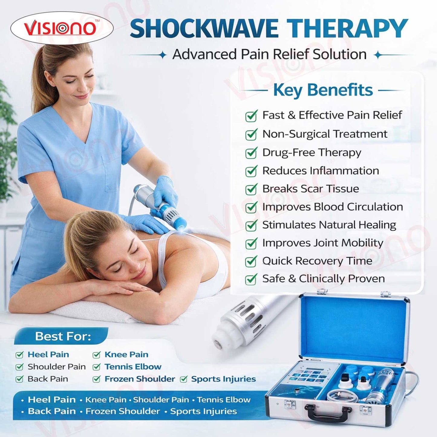 Visiono Shockwave Therapy Machine