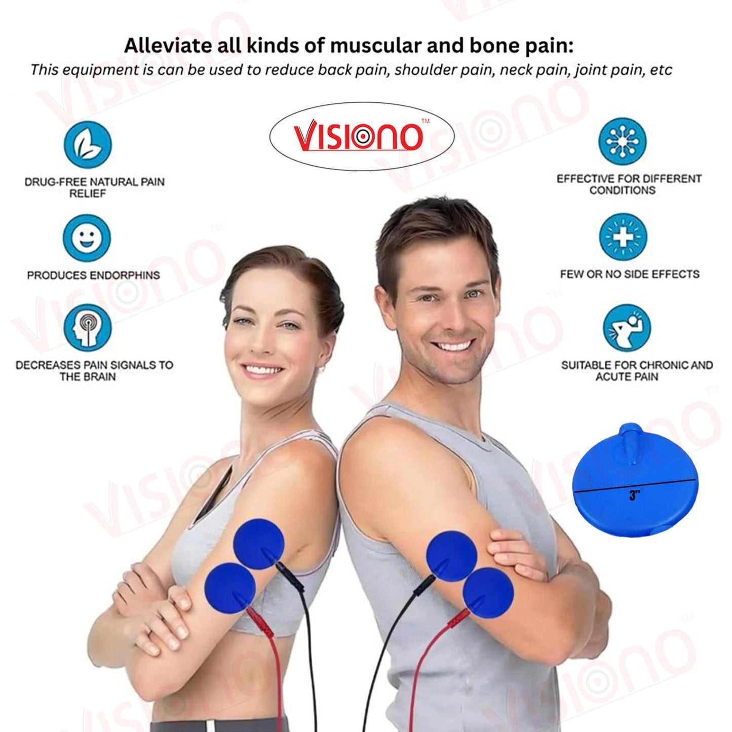 TENS Electrode Pads – Pain Relief & Therapy Pads