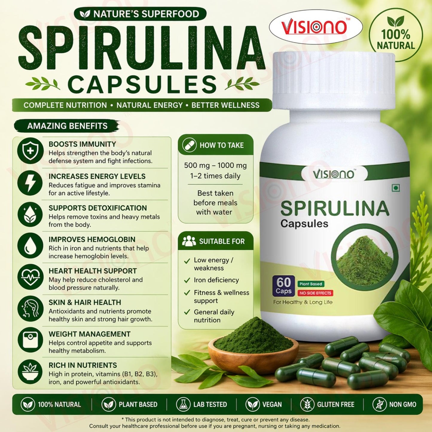 Spirulina Capsules