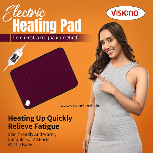 Electric Heating Pad for Back, Neck & Shoulder Pain Relief