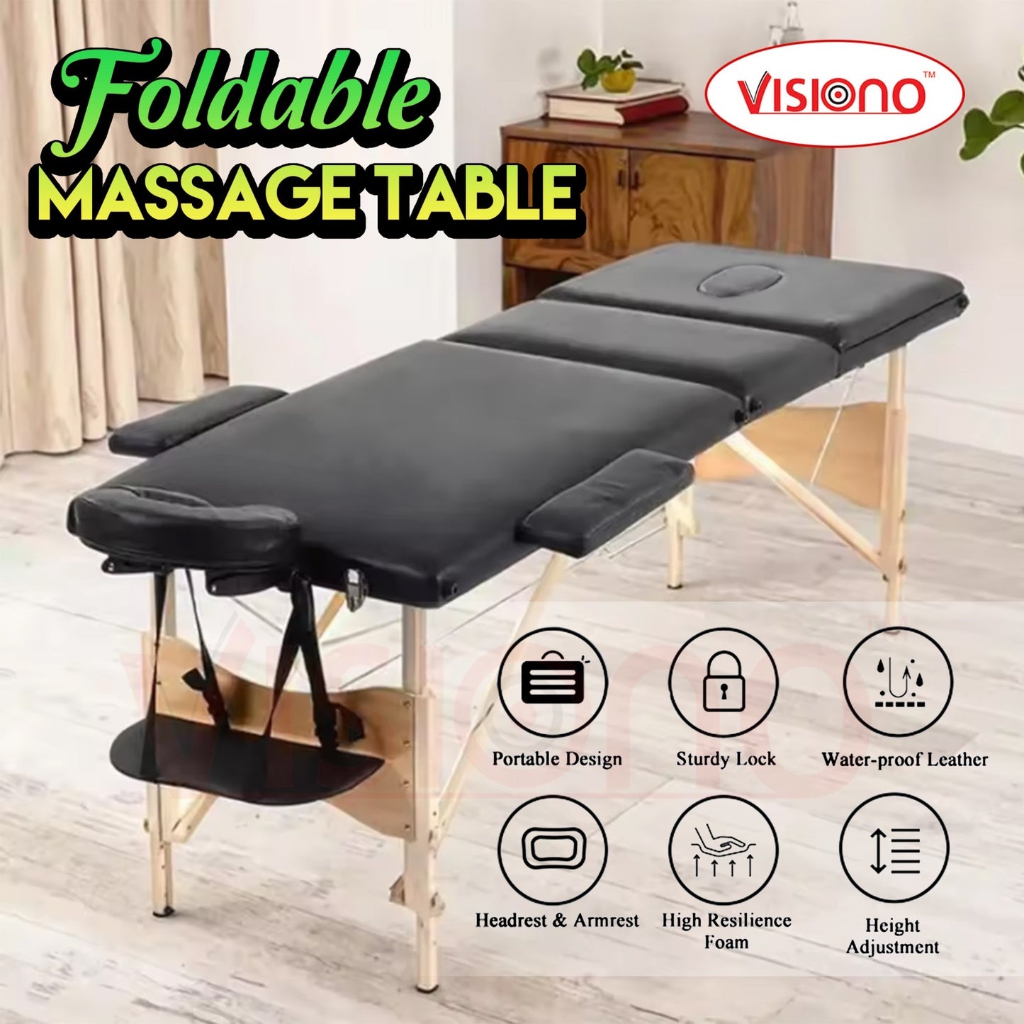 3 Fold Massage Bed