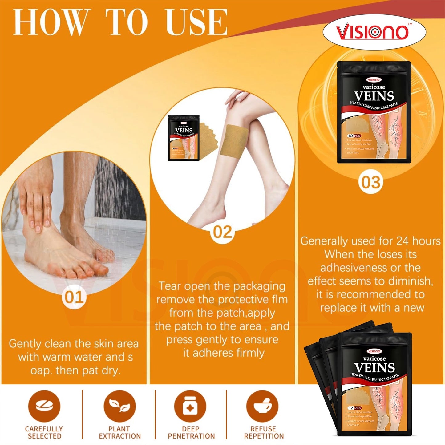 Varicose Veins Herbal Patch