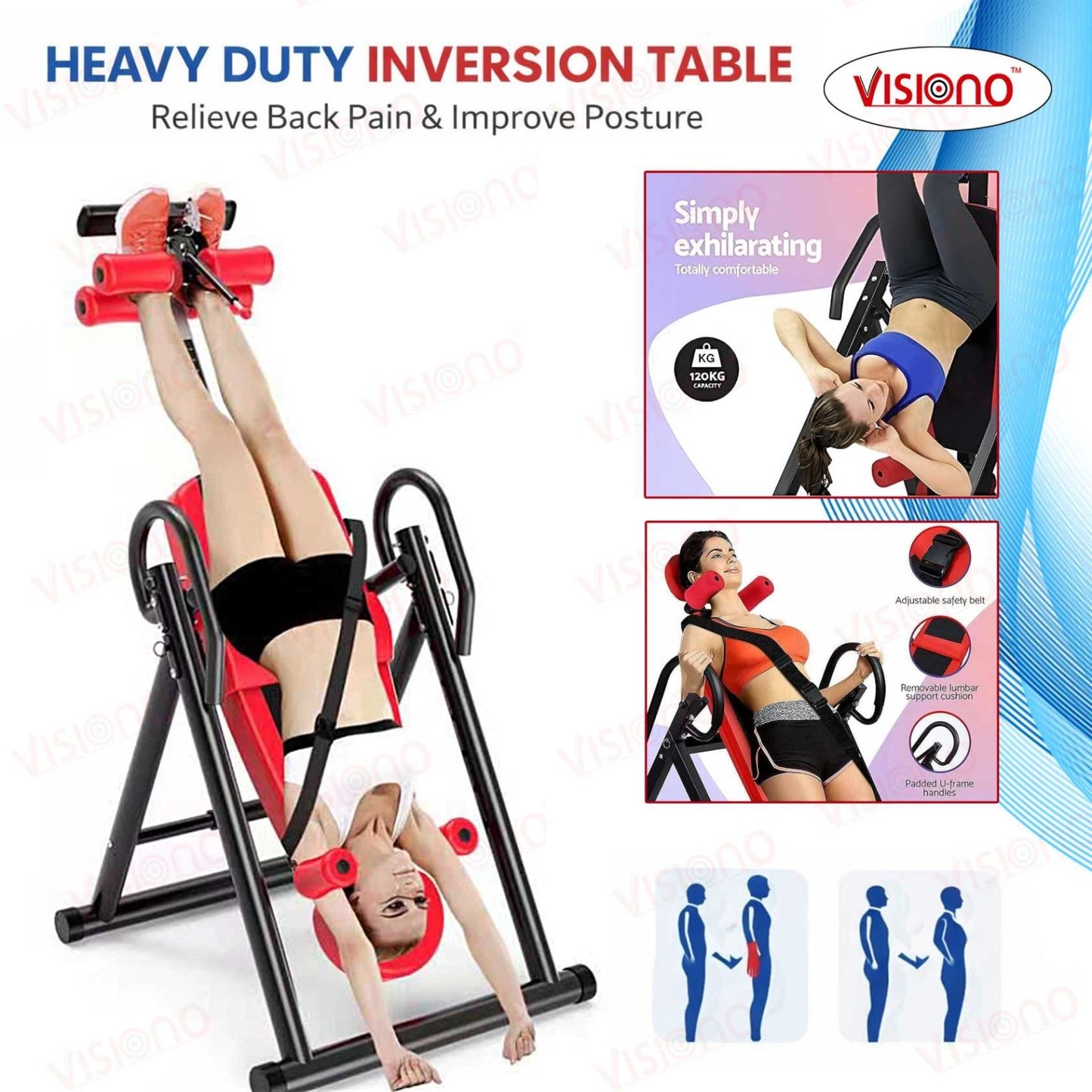 VISIONO Spinal Precision Inversion Table