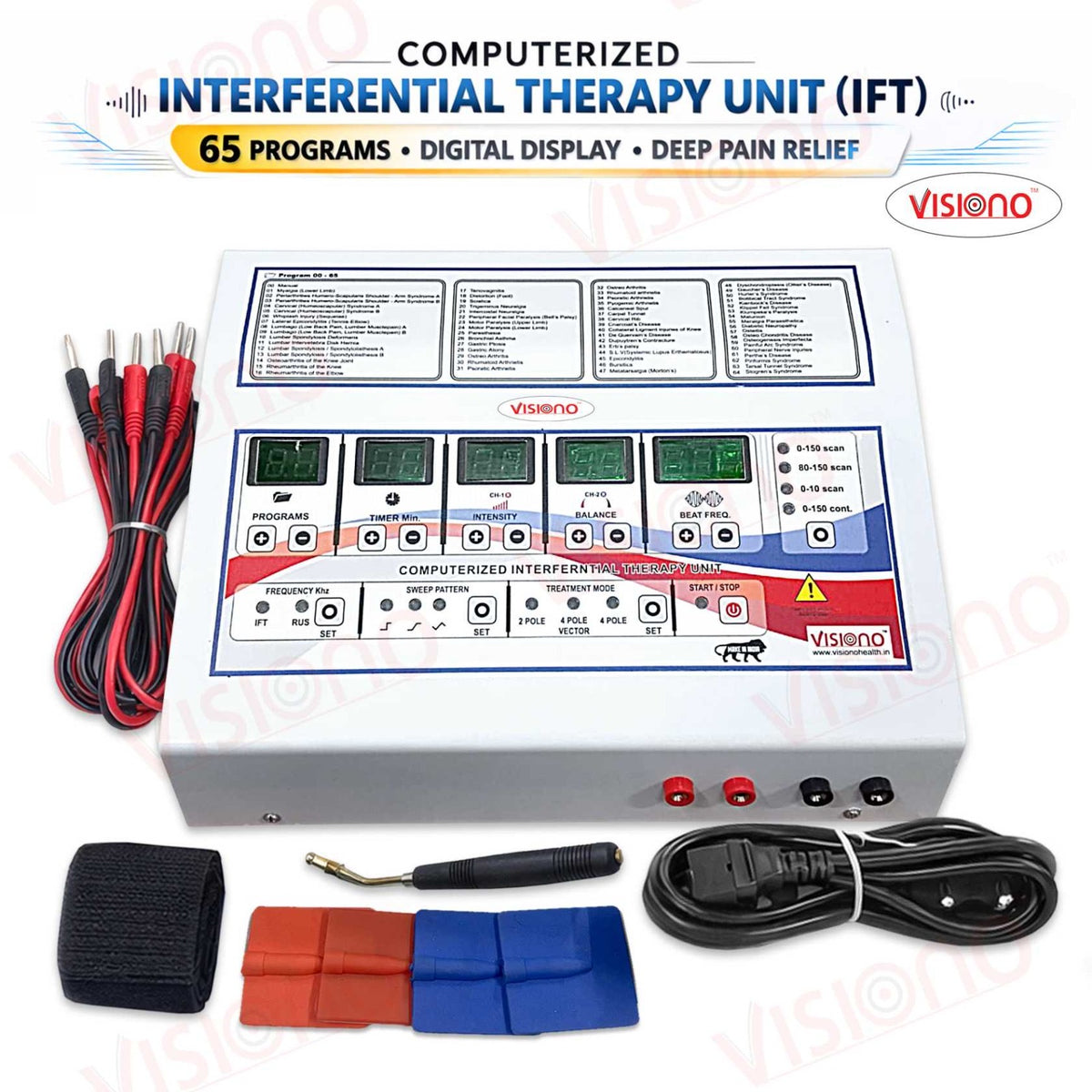 Computerized Vision Therapy Programs Computerized Interferential Therapy Unit (IFT) – 65 Programs Digital P ...