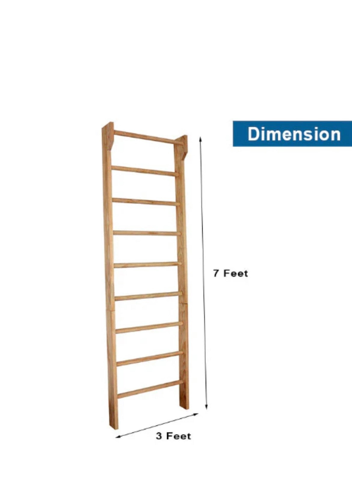 Wooden Wall Bars Physiotherapy & Rehabilitation Exercise Ladder