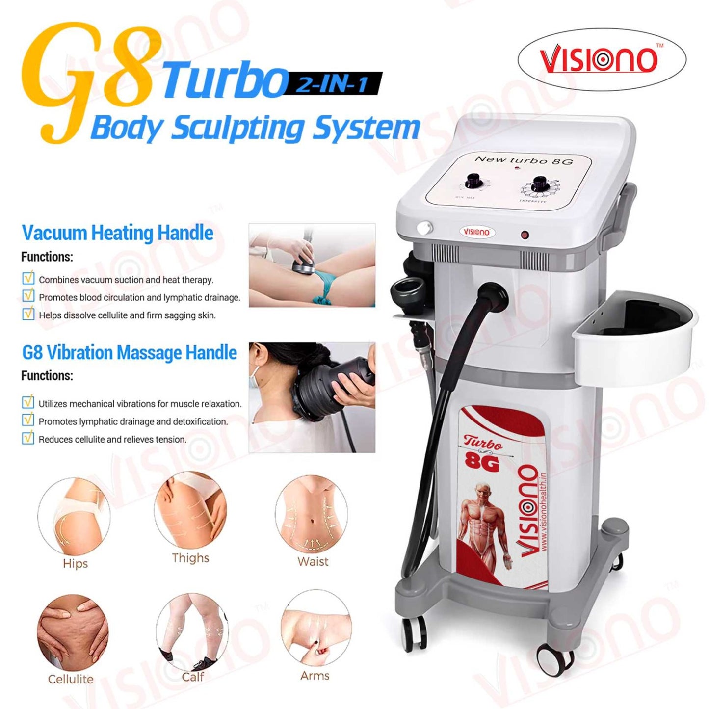 Turbo G8 Vacuum & Vibration Slimming Machine