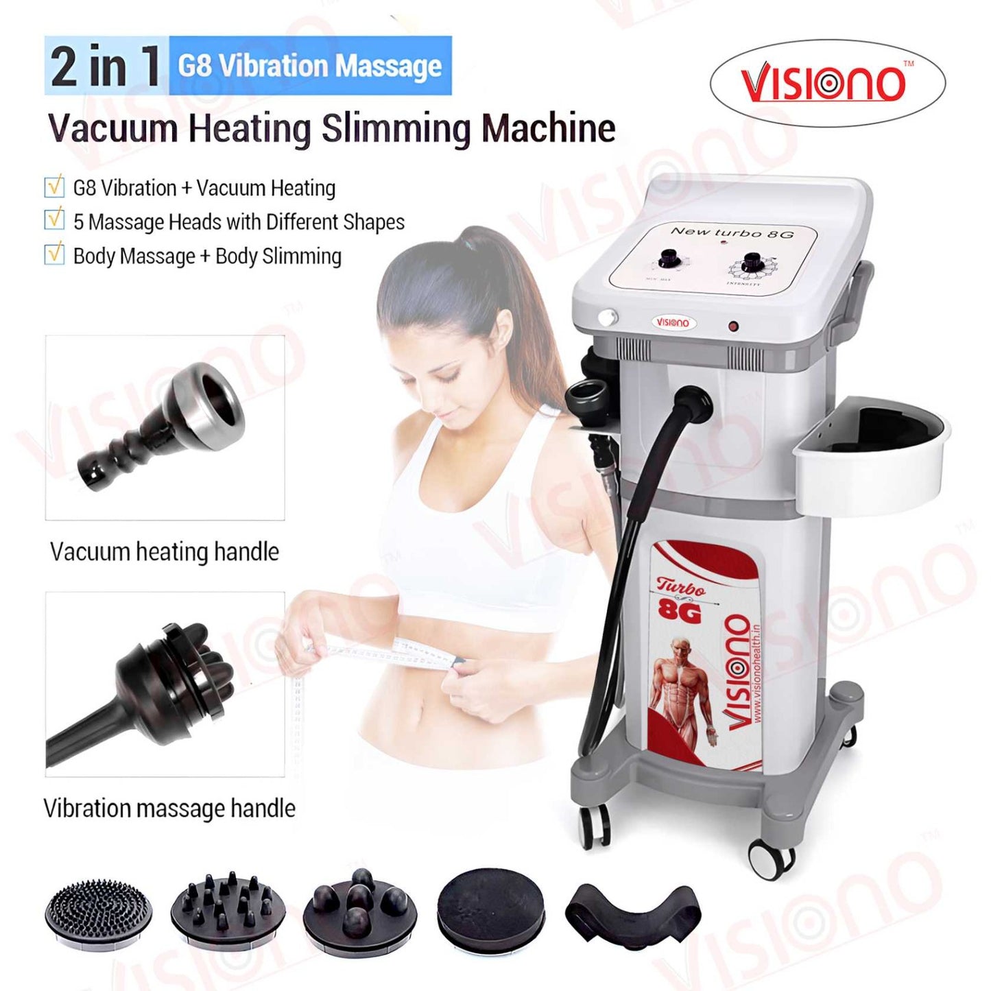 Turbo G8 Vacuum & Vibration Slimming Machine