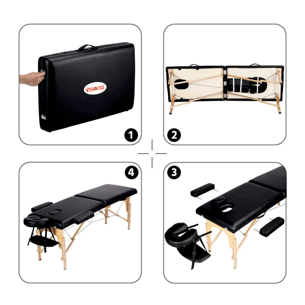 2 Fold Bed Massage Bed