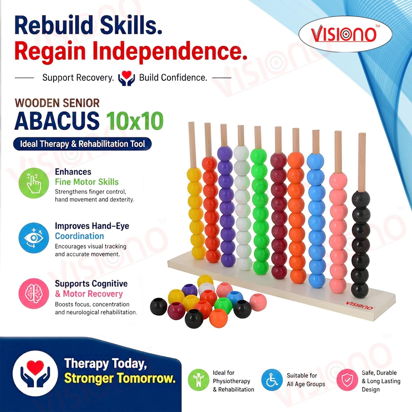 Wooden Block Puzzle Abacus 10x10