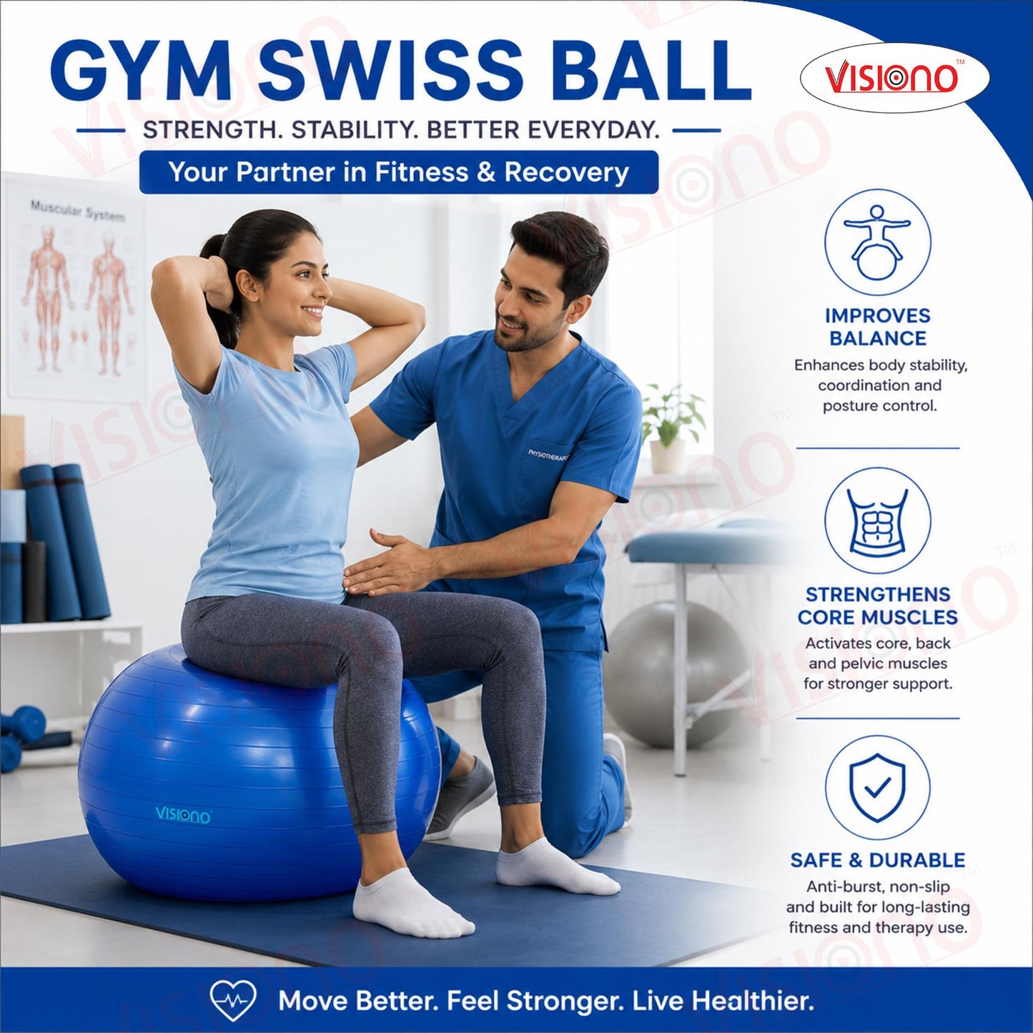 Gym ball 55 cm