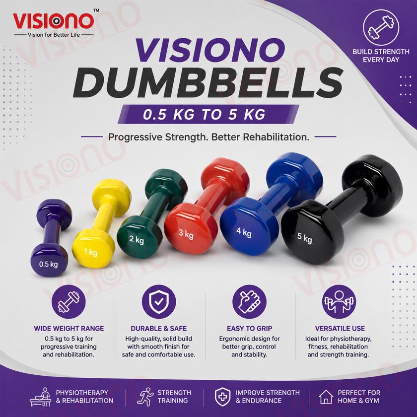 Vinyl Dumbells (Per KG)