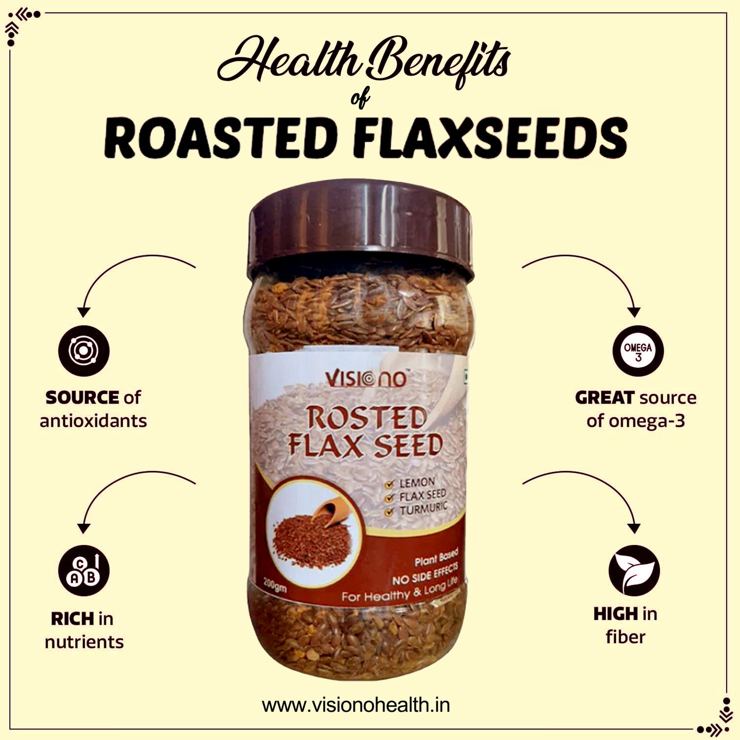 Flaxseed Roasted