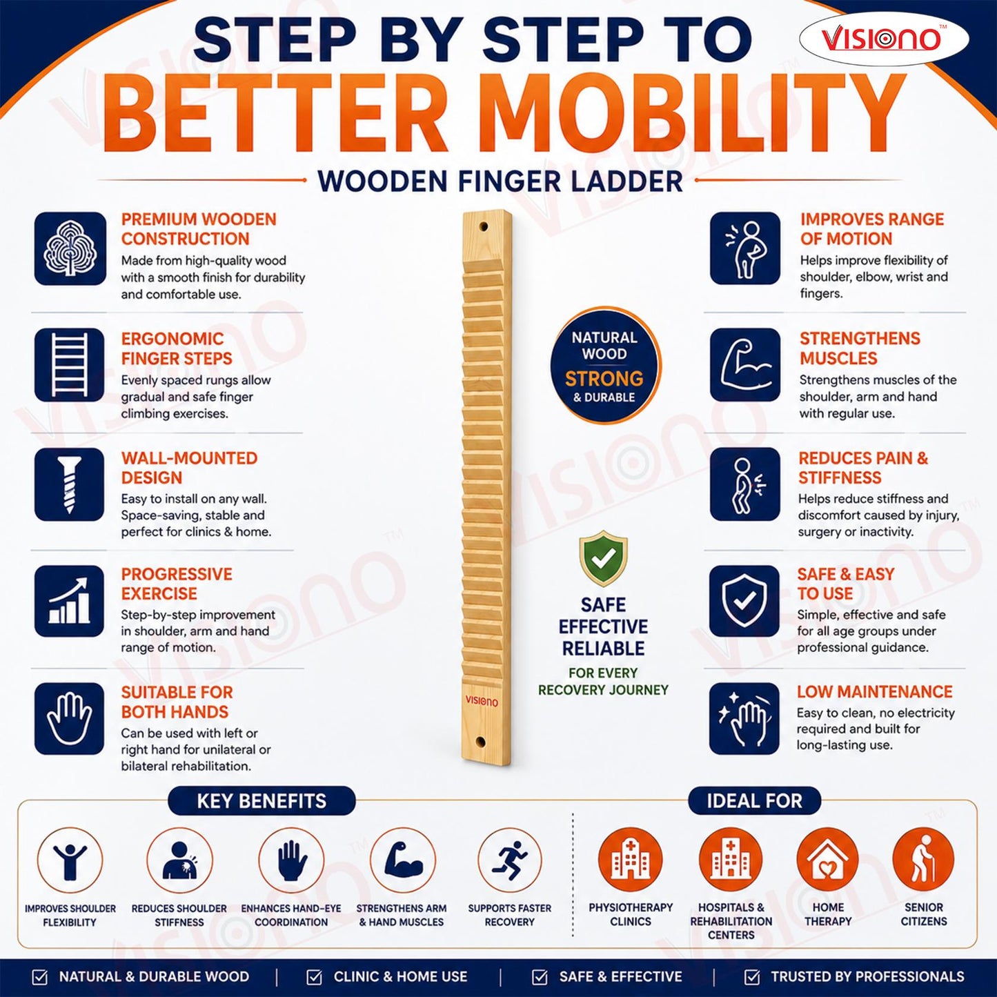 Wooden Finger Ladder