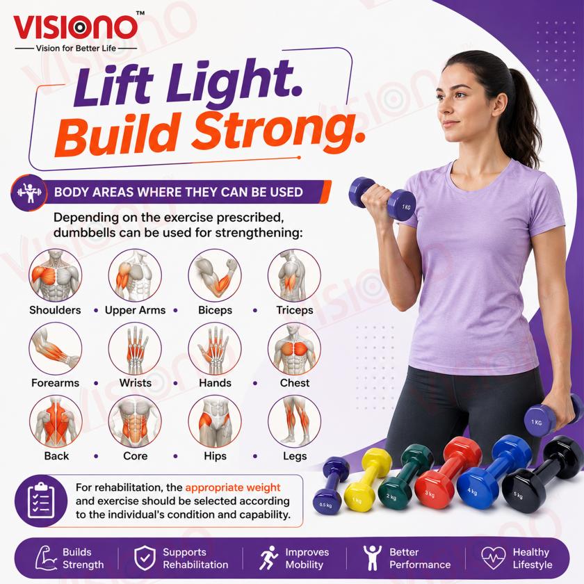 Vinyl Dumbells (Per KG)