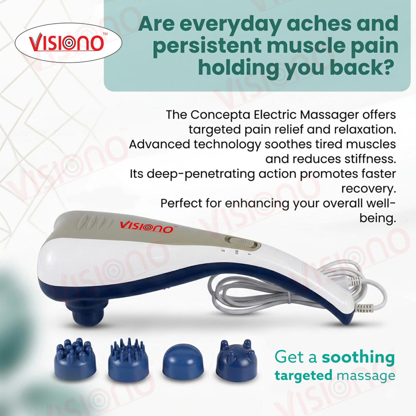 Dual Head Dolphin Body Massager – Deep Tissue Pain Relief & Muscle Relaxation Machine
