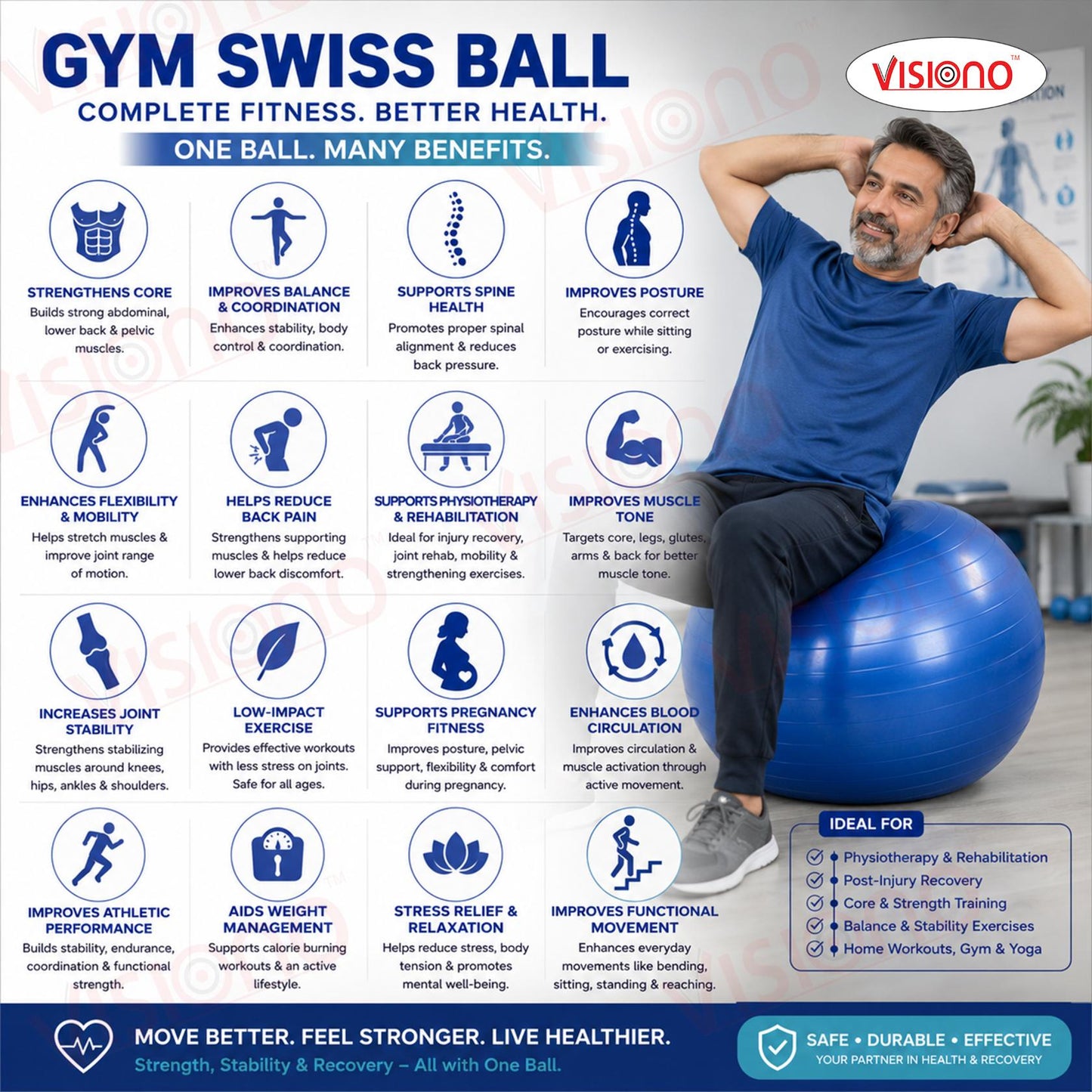 Gym ball 55 cm