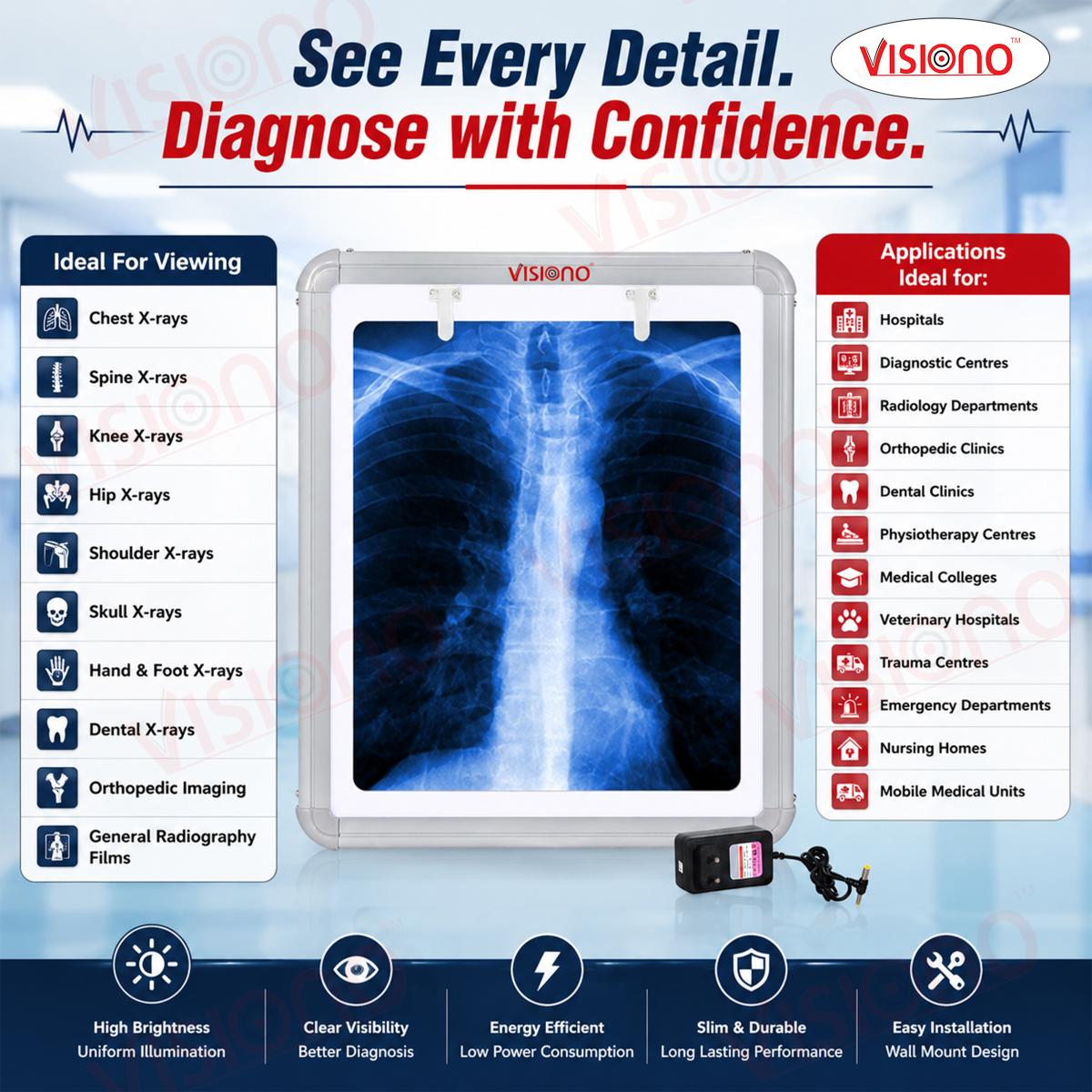 X RAY VIEW ILLUMINATOR SINGLE