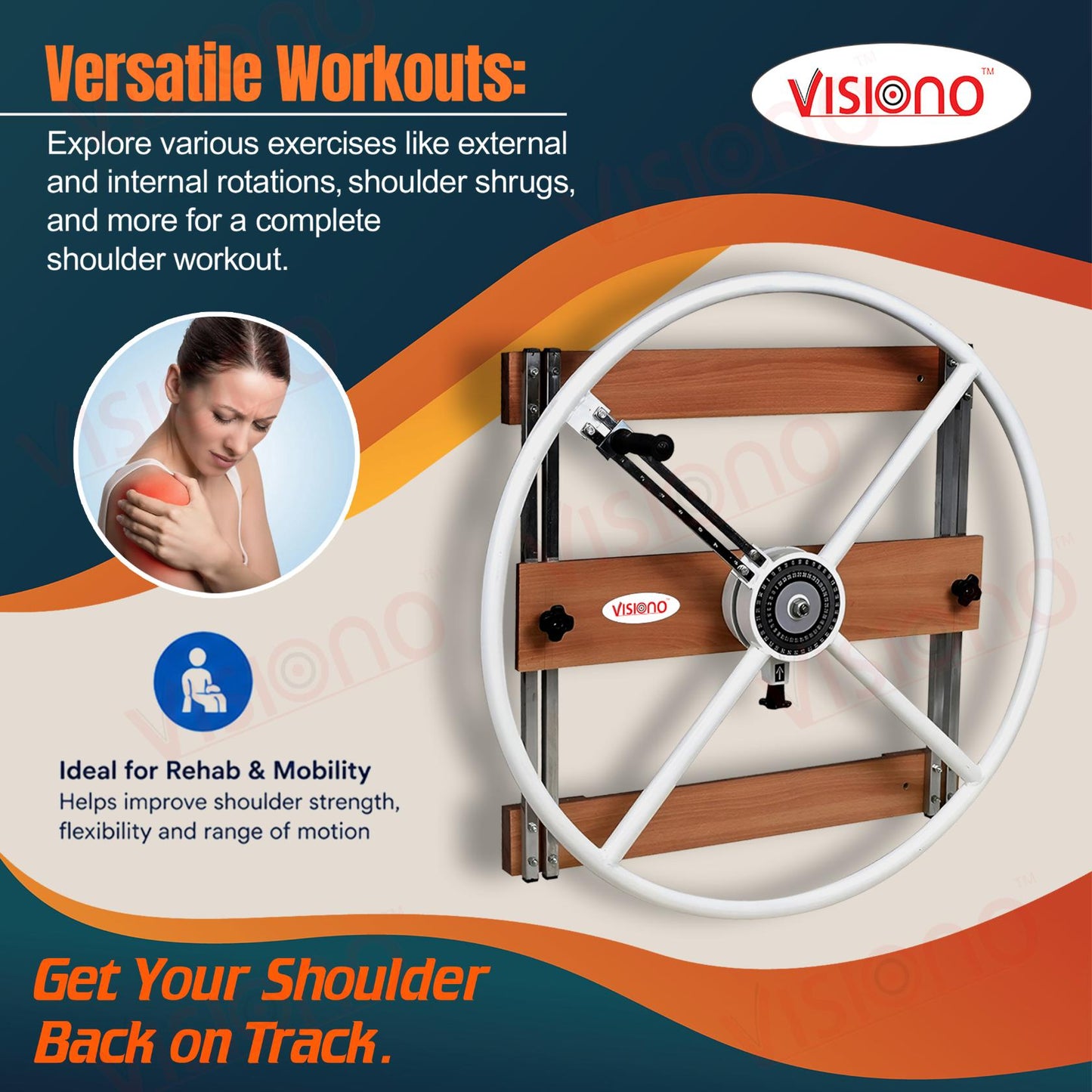 Shoulder Wheel Wal Mounting