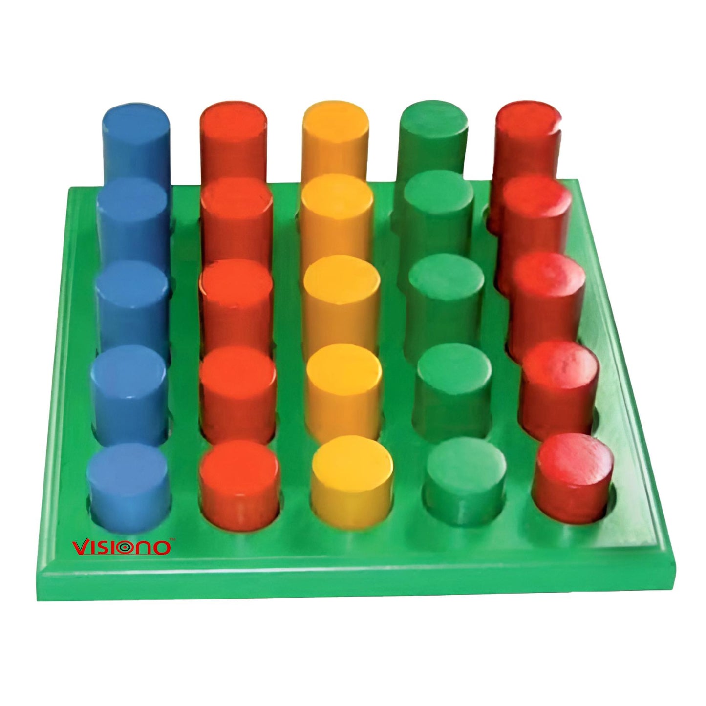 Wooden Rehabilitation Rod Sorting Board