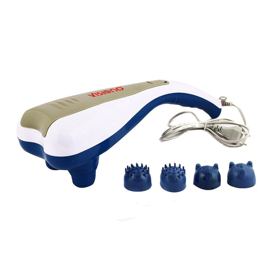 Dual Head Dolphin Body Massager – Deep Tissue Pain Relief & Muscle Relaxation Machine